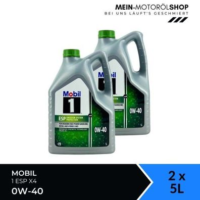 Mobil 1 ESP X4 0W-40 2x5 Liter