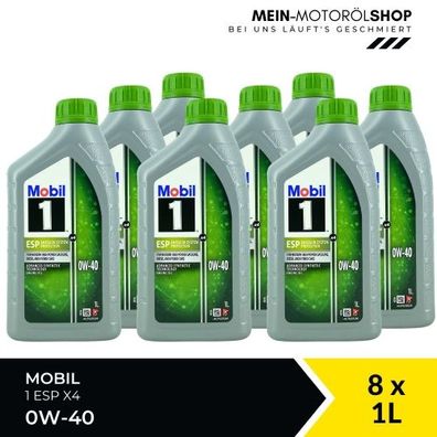 Mobil 1 ESP X4 0W-40 8x1 Liter