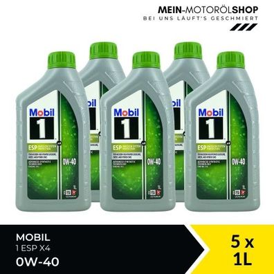 Mobil 1 ESP X4 0W-40 5x1 Liter