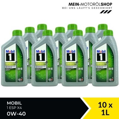 Mobil 1 ESP X4 0W-40 10x1 Liter