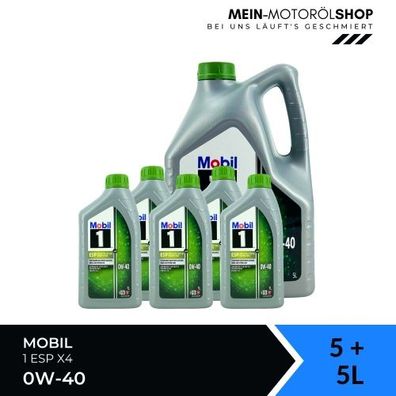 Mobil 1 ESP X4 0W-40 5 + 5 Liter