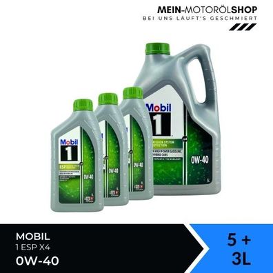 Mobil 1 ESP X4 0W-40 5 + 3 Liter