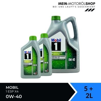 Mobil 1 ESP X4 0W-40 5 + 2 Liter