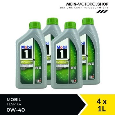 Mobil 1 ESP X4 0W-40 4x1 Liter