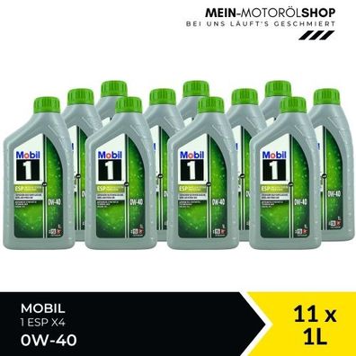 Mobil 1 ESP X4 0W-40 11x1 Liter