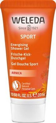 Weleda 6x WELEDA Sport – Frische-Kick-Duschgel Arnika 20ml