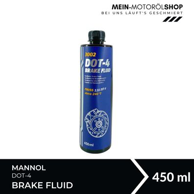 Mannol Brake Fluid DOT-4 450 ML