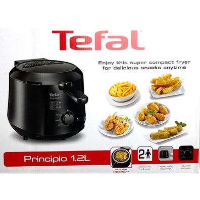 Tefal Principio 1,2 Liter Deep Fryer Fritteuse, 1000W, Cool-Touch, NEU