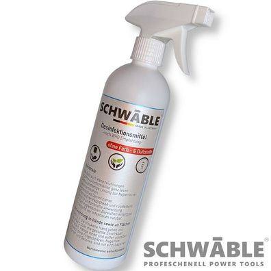 Schwäble® Desinfektionsmittel aus Sprühflasche 500ml