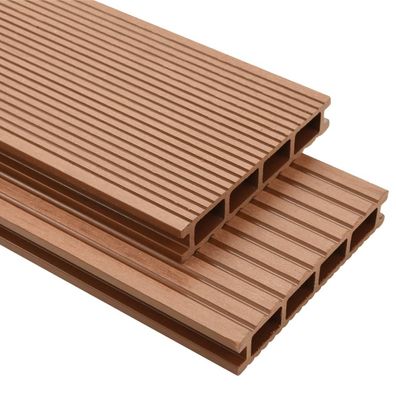 vidaXL WPC Terrassendielen mit Montagezubehör 40 m² 2,2 m Braun