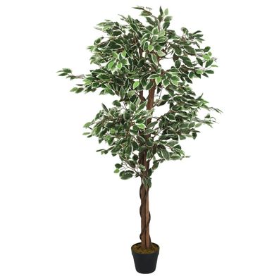 vidaXL Ficusbaum Künstlich 756 Blätter 150 cm Grün