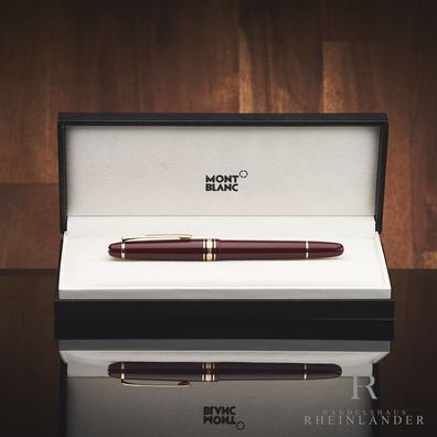 Montblanc Meisterstück Classique Bordeaux Füllfederhalter Kugelfeder ID 1526