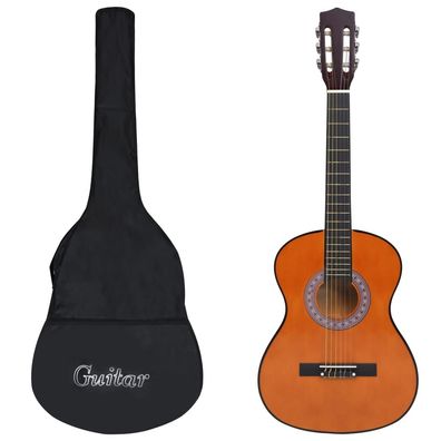 vidaXL Klassikgitarre für Anfänger mit Tasche 3/4 36"