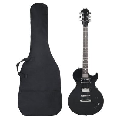 vidaXL E-Gitarre für Anfänger mit Tasche Schwarz 4/4 39"