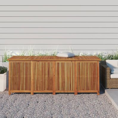 vidaXL Gartenbox 200x80x75 cm Massivholz Akazie