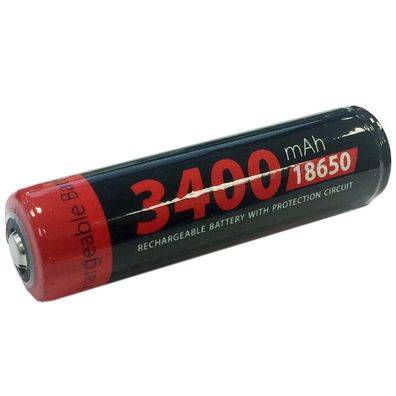 Xcell 18650 LiIon Akku geschützt 3400mAh 3.6V/3.7V