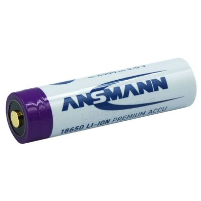 Ansmann 2600mAh 3,6V geschützter 18650 Li-Ion Akku