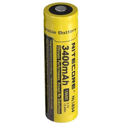 NiteCore NL1834 mit 3400mAh, 18650 Li-Ion Akku geschützt