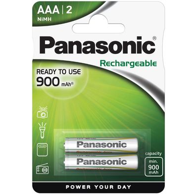 Panasonic Evolta HHR-4XXE/2BC Micro (AAA) Akku 1,2Volt 900mAh im 2er Pack