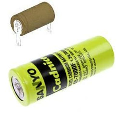 Panasonic KR-7000F NICD Akku 1,2Volt 7.000mAh mit Lötfahne in U-Form