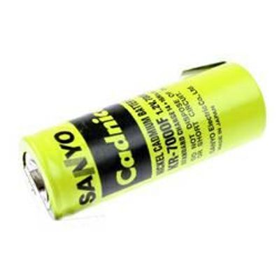 Panasonic KR-7000F NICD Akku 1,2Volt 7.000mAh mit Lötfahne in Z-Form