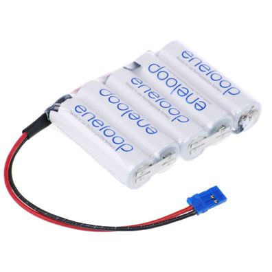 Eneloop Racingpack (Mignon) RC-Pack 6,0Volt 2000mAh NiMH in 5er Reihe passend für Gra