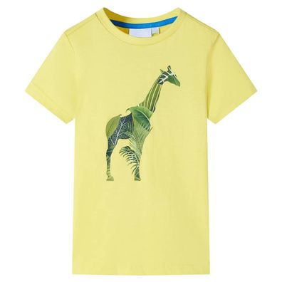 Kinder-T-Shirt Gelb 92