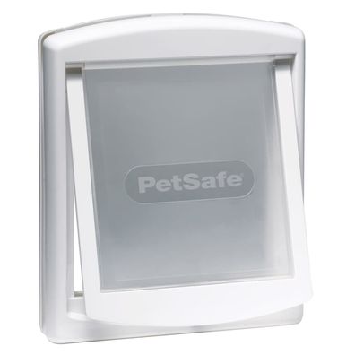 PetSafe Haustiertür 2-Wege 740 Mittelgroß 26,7x22,8 cm Weiß