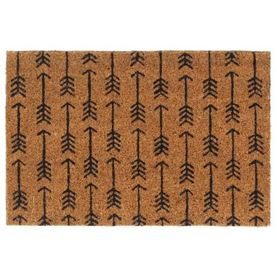 vidaXL Fußmatte Natur 40x60 cm Kokosfaser Getuftet