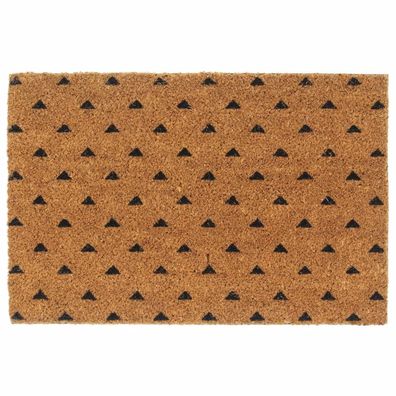 vidaXL Fußmatte Natur 40x60 cm Kokosfaser Getuftet