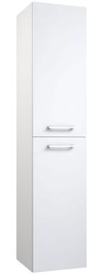 Badezimmer - Hochschrank Rajkot 82, Farbe: Weiß glänzend ? 160 x 35 x 35 cm (H x
