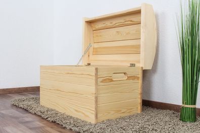 Truhe Kiefer massiv Vollholz natur 184 ? Abmessung: 44 x 68 x 43 cm (H x B x T)