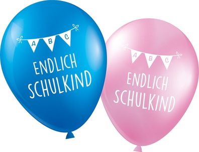 Stylex® Luftballons Ballons Endlich Schulkind 6er Beutel