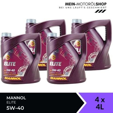 Mannol Elite 5W-40 4x4 Liter