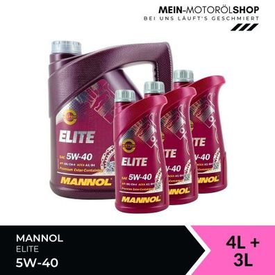 Mannol Elite 5W-40 4 + 3 Liter