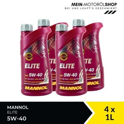 Mannol Elite 5W-40 4x1 Liter