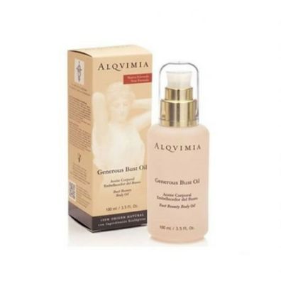 Straffungstonikum für Hals und Dekolleté Generous Bust Oil Alqvimia 100 ml