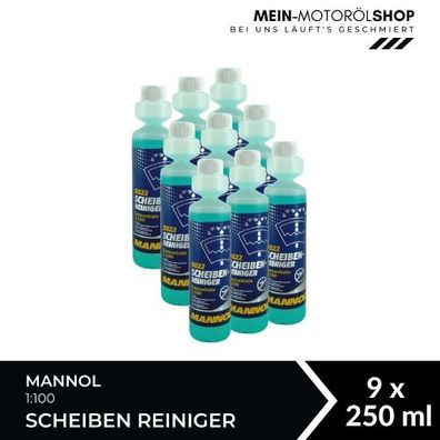 Mannol Scheiben Reiniger 1:100 9x250 ML