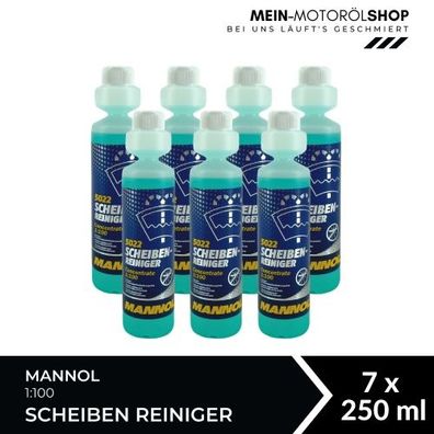 Mannol Scheiben Reiniger 1:100 7x250 ML