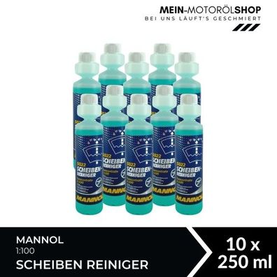 Mannol Scheiben Reiniger 1:100 10x250 ML