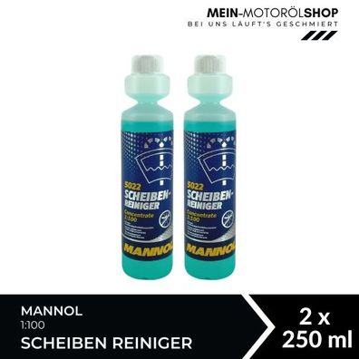 Mannol Scheiben Reiniger 1:100 2x250 ML