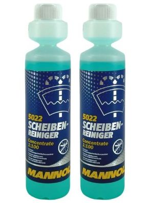 Mannol Scheiben Reiniger 1:100 2x250 ML