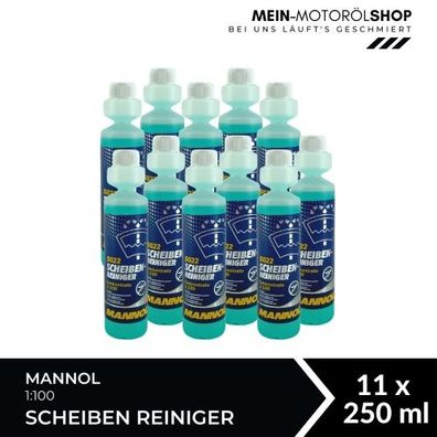 Mannol Scheiben Reiniger 1:100 11x250 ML