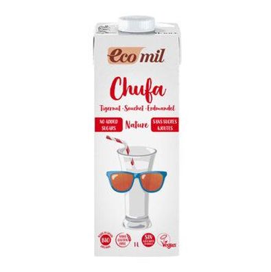 EcoMil 3x Ecomil Erdmandeldrink ohne Zuckerzusatz 1L 1l