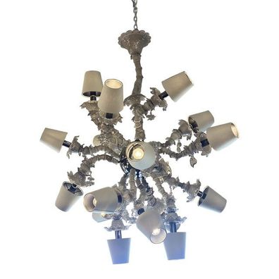 Contemporary Sputnik Ca´ Rezzonico Murano Glass Chandelier by SimoEng