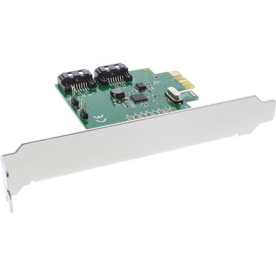 InLine® 76696C Schnittstellenkarte, 2-fach SATA 6Gb/s, x1 PCIe 2.0, RAID 0/1/SPAN,