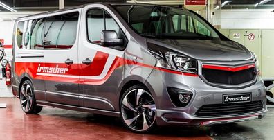 für Fiat Talento Irmscher Heli Star Felgen 18 Zoll 7,5x18 5x114,3 bi-color poliert