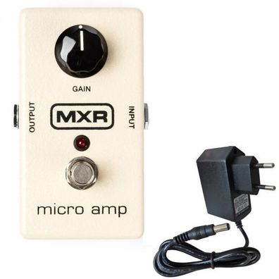 MXR Effekgerät M133 Micro Amp Booster Pedal mit Netzteil