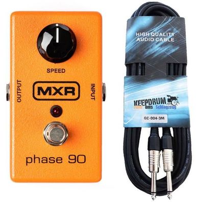 MXR Effektgerät M101 Phase 90 Analoges Vintage Phaser Pedal mit Kabel