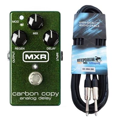 MXR Effektgerät M169 Carbon Copy Analog Delay Pedal mit Kabel